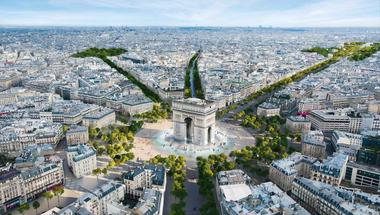 París convertirá los Campos Elíseos en un extenso jardín urbano