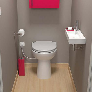 Macerating Toilet Suite - Sanicompact® 43 from Saniflo