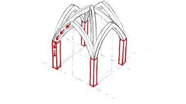 Galería de Arquitecta y youtuber 'Ter' explica la estructura de la Catedral de Notre-Dame a través de diagramas  - 2