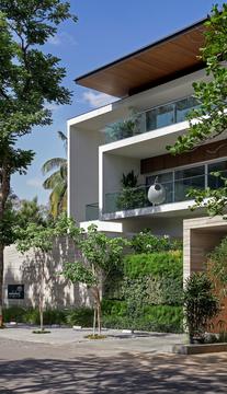 Gallery of Green & White House / Studio VDGA  - 2