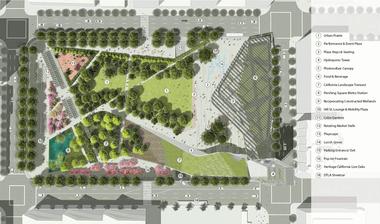 画廊 洛杉矶潘兴广场更新项目竞赛由wHY, James Corner Field Operations, 以及其他两个团队荣获四强  - 22