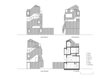 画廊 日本双螺旋结构住宅 / Onishimaki + Hyakudayuki Architects  - 11