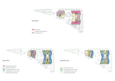 画廊 Mecanoo 公布台湾社会住宅竞赛获奖方案效果图和模型  - 7