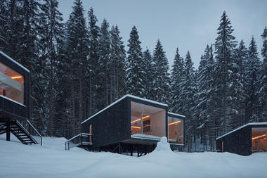 Cabañas para el Hotel Bjornson / Ark-shelter