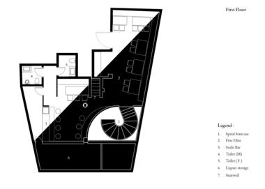 Gallery of The Black Concrete Restaurant and Bar  / RENESA Architecture Design Interiors Studio  - 37