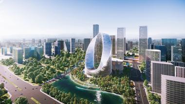 Gallery of Bjarke Ingels Group to Design Mega-Sustainable Infinity Loop on the Hangzhou Horizon   - 1