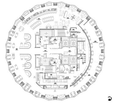 Gallery of 71 Above Restaurant / Tag Front Architects  - 12