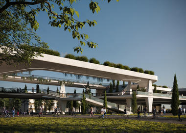 Gallery of A Theme Park-Inspired Urban Design in Italy and a Floating Neighbourhood in Iran: 10 Unbuilt Projects Submitted to Archdaily  - 5