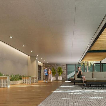 Acoustic Ceilings - Concrete Veneer from Hunter Douglas Architectural (Europe)