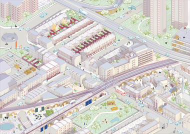 画廊 城市再生，英国“拼图”拱门 / Boano Prišmontas  - 21
