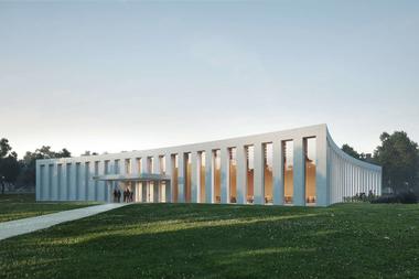 Tham & Videgård Wins Competition to Design Mess Building for Military Academy in Stockholm