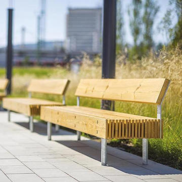 Park Bench - Woody from mmcité