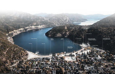 Parq + Ballesteros Arquitectos diseñan la refuncionalización costera del Lago Lacar en Neuquén, Argentina