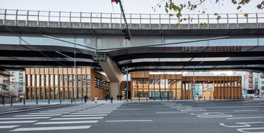画廊 桥下的空间，钟岩洞广场 / Simplex Architecture  - 13