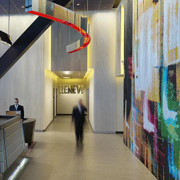 Gallery of Metal Fabric – Decorative Interior Walls - 9