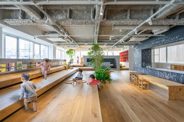 Kids Smile Labo Nursery / HIBINOSEKKEI + Youji no Shiro