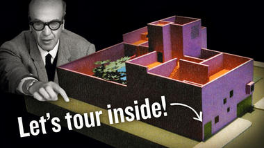 Un recorrido virtual por la casa sin construir de Luis Barragán en Houston, Texas