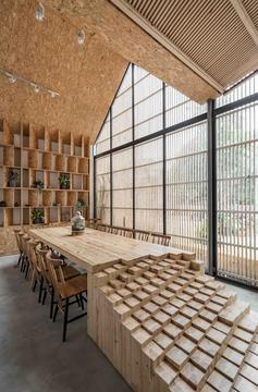 画廊 咖啡小屋中的“热带丛林” / Tayone Design Studio  - 11