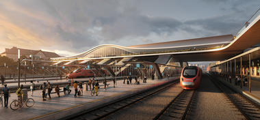 Zaha Hadid Architects vence concurso para a reforma da antiga estação ferroviária de Vilnius, Lituânia