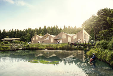Urban Agency + Group-K Design Wood Experience Center on Jeju Island, South Korea