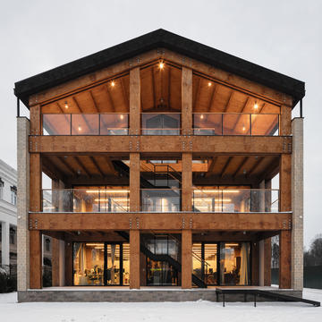 Wooden Office / AB CHVOYA