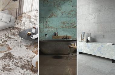 Modular Ceramics that Reproduce the Beauty of Stone, Marble, Cement and Metal