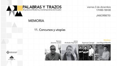 Palabras y Trazos - Función y espacio: 11. Concursos y utopías