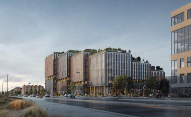 丹麦最大木结构建筑，Henning Larsen ‘大理石磨坊’方案公布