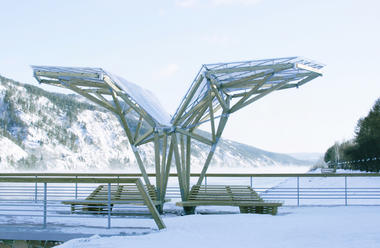 Viewing Platform with Canopy and Amphitheater / OOO “ADM”