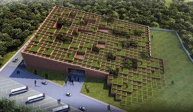 Gallery of Sanjay Puri Architects Designs Stepped Volume with Green Terraces for Prestige University Building in India  - 1