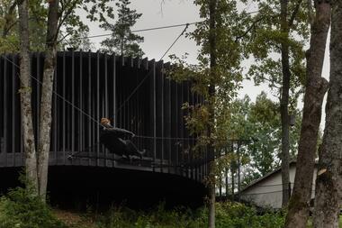 Wool Sauna at Ziedlejas Wellness Resort  / OPEN AD