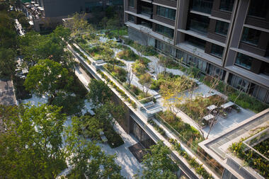Gallery of Urban Valley Commercial District / TROP : terrains + open space  - 1