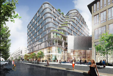 schmidt hammer lassen Designs Mixed-Use Development in Central Stockholm