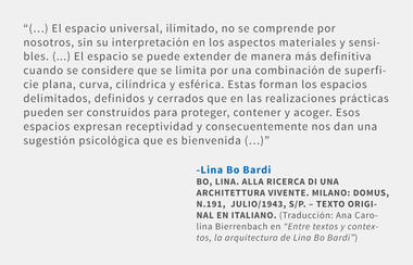 Frases: Lina Bo Bardi