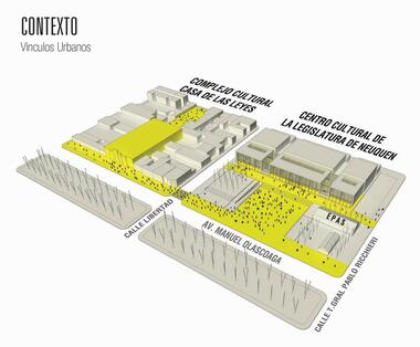 Galeria de Segundo Lugar no Concurso Nacional de Anteprojetos para o Centro Cultural da Assembleia Legislativa de Neuquén / Argentina  - 21