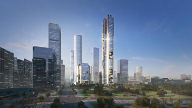 Büro Ole Scheeren Wins Competition to Design Octagonal 