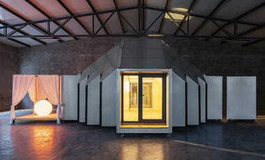 Des Ger -Geometric Mongolian Yurt / Ger Atelier