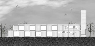 Galería de Oficina de ventas contenedor / Atelier XÜK  - 24