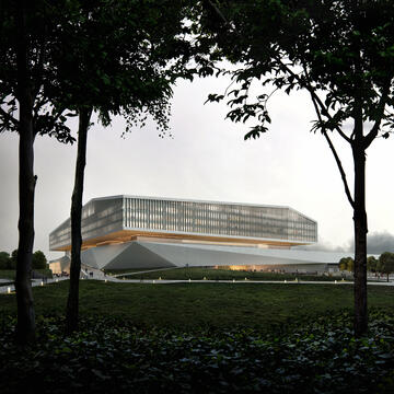 Construction Begins on HENN’s Zoomlion Headquarters in Changsha, China