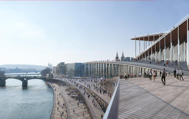 Gallery of BIG Wins International Competition to Design the Vltava Philharmonic Hall in Prague  - 4