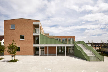 Space for Creative Learning De Leerboom Halle / BRUT Architecture and Urban Design