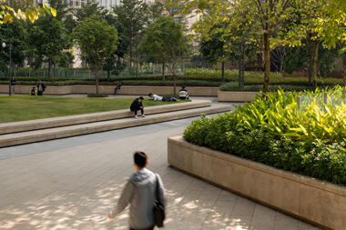 Landscape Design of Hony Tower / ASPECT Studios