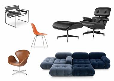 Interiores com ícones de design: Eames, Breuer, Jacobsen e Bellini