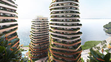 MVRDV presenta el diseño de sus nuevas torres residenciales en Ecuador