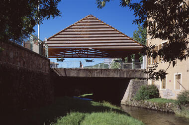 画廊 法国阿泽尔格河畔拉米尔市集 / Élisabeth Polzella Architecte + Atelier NAO  - 10