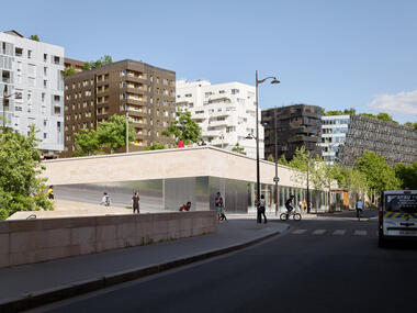 Charcot 体育中心，融于地景的城市综合体 / ODILE+GUZY architectes