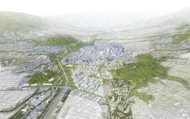 Célula Arquitectura, segundo y tercer lugar por plan maestro en cerros Nutibara y La Asomadera / Medellín