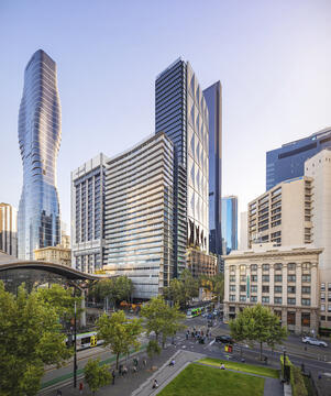 疫情时代的办公，WilkinsonEyre + Architectus 公布‘墨尔本科林斯600号’方案