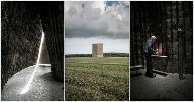 La Capilla de Campo Bruder Klaus de Peter Zumthor bajo el lente de Aldo Amoretti