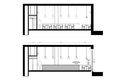 Galería de Cafeterías pequeñas: 30 ejemplos y sus planimetrías  - 52